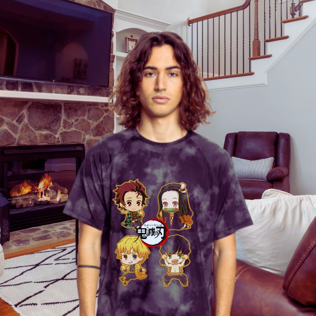 MAOKEI - Demon Slayer Nezuko & Tanjirou Team Cute T-Shirt - T-Shirt - 7