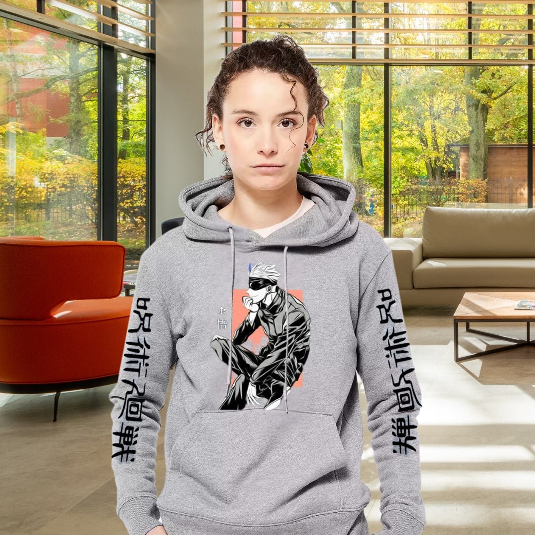 MAOKEI - Jujutsu Kaisen Satoru Think Hoodie - Hoodie - 6
