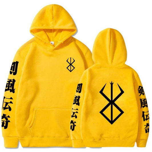 MAOKEI - 2022 Hot Berserk Sacrifice Mark Hoodie - 1005002827964113-Black-XS