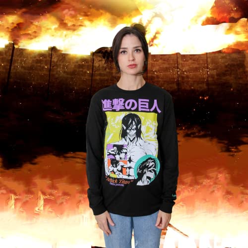 MAOKEI - AOT Eren Jaeger Black Attack SweatShirt -