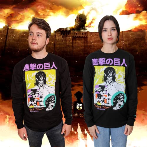 MAOKEI - AOT Eren Jaeger Black Attack SweatShirt -