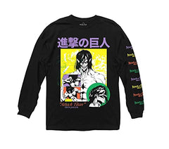 MAOKEI - AOT Eren Jaeger Black Attack SweatShirt -