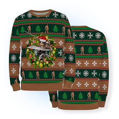 MAOKEI - AOT Eren Yaeger Rage Epic Christmas Sweater -