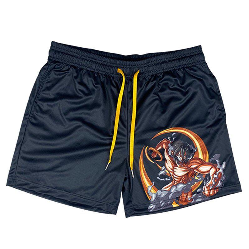 MAOKEI - AOT Eren Yeager Style Short - 1005004770480698-black4-S