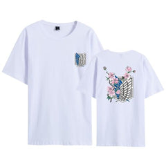 MAOKEI - Attack on Titan Exploration Battalion White T-Shirt -