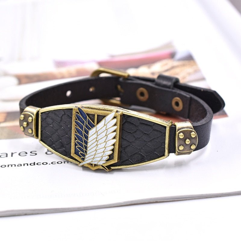 MAOKEI - Attack on Titan Gold Style Bracelet - 1005004082858706-3