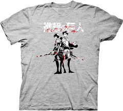 MAOKEI - Attack on Titan Levi Ackerman X Eren Yeager Shirt - B00SHR9G0I-3