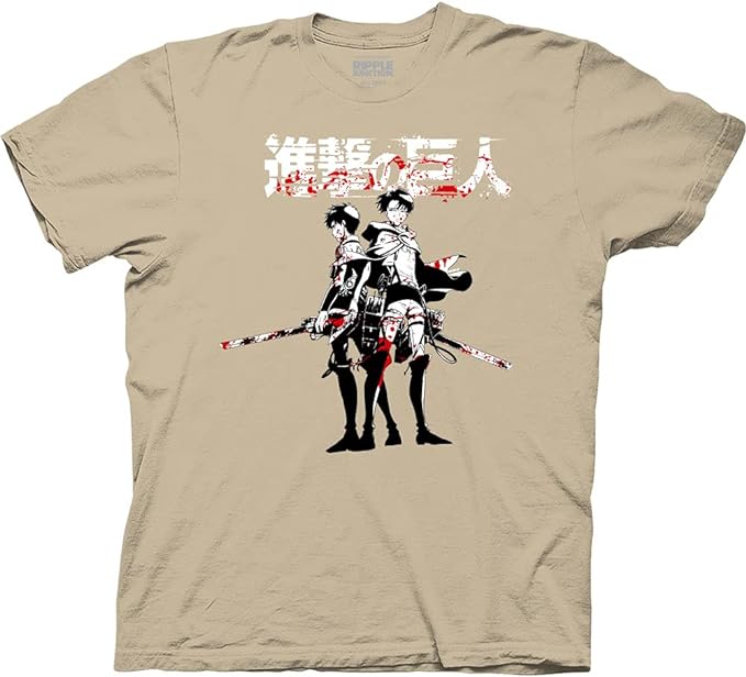 MAOKEI - Attack on Titan Levi Ackerman X Eren Yeager Shirt - B00SHR9G0I-7