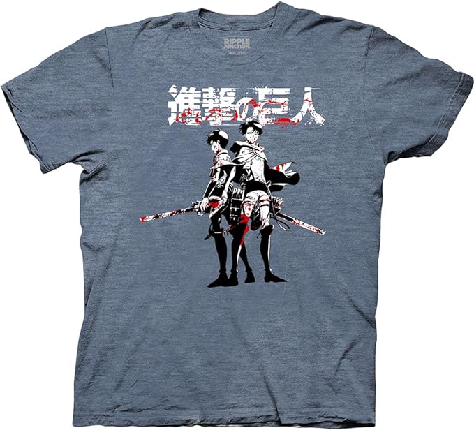MAOKEI - Attack on Titan Levi Ackerman X Eren Yeager Shirt - B00SHR9G0I-9