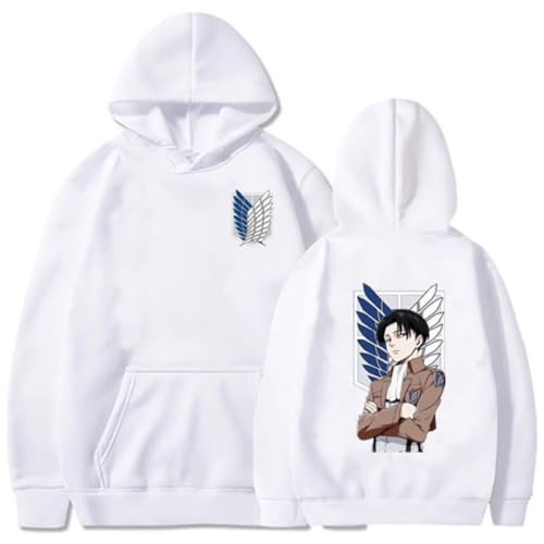 MAOKEI - Attack on Titan Levi Power Pose Epic Hoodie - B0CLV7F19B