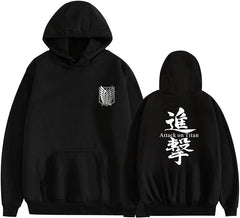MAOKEI - Attack on Titan Official Kanji Hoodie - B0CKF2GNGQ-2