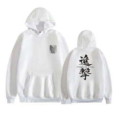 MAOKEI - Attack on Titan Official Kanji Hoodie - B0CKF2GNGQ