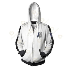 MAOKEI - Attack on Titan Simple 3D Hoodie - 1005003432582326-A-S