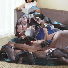 MAOKEI - Azur Lane Blanket Flannel Hentai Pose - 1005003689522471-Poster Blanket-100x125cm