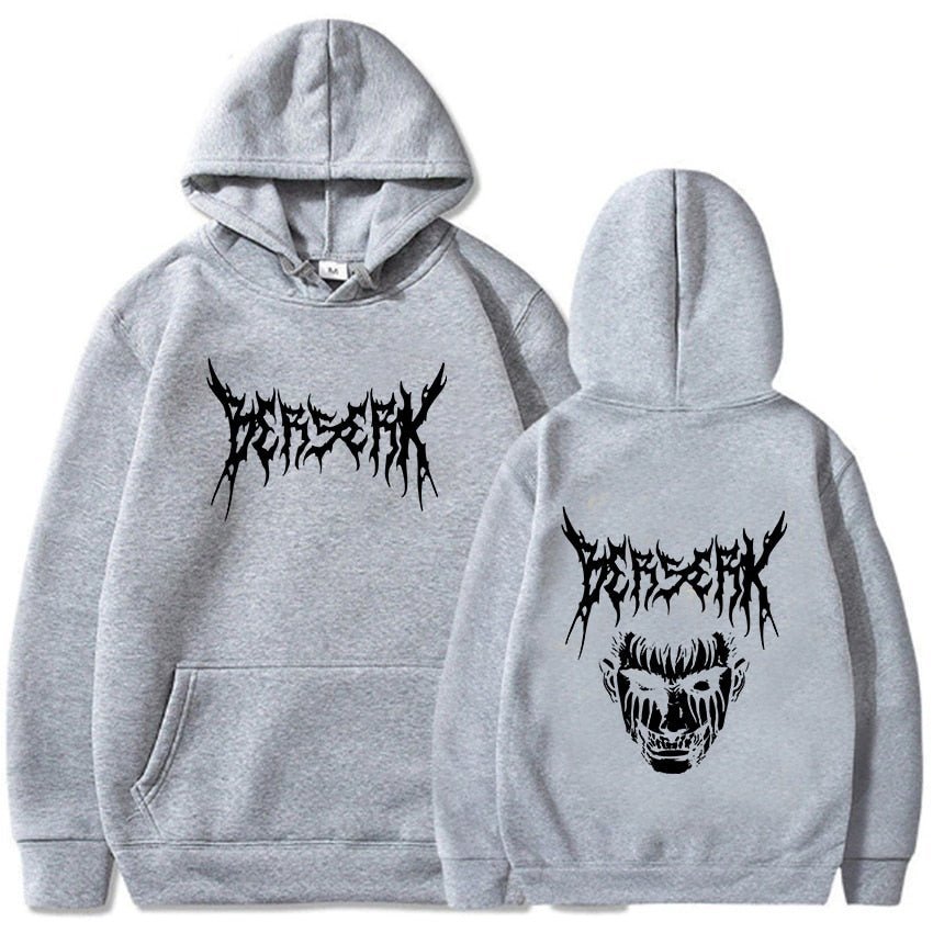 MAOKEI - Berserk Guts Head Fashion Hoodie - 1005004604204877-black-XS