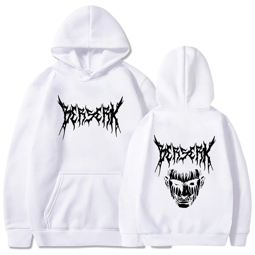 MAOKEI - Berserk Guts Head Fashion Hoodie - 1005004604204877-black-XS