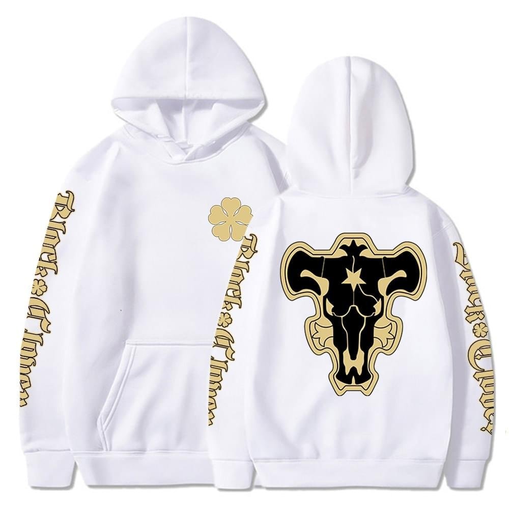 MAOKEI - Black Bull Squad Emblem Hoodies - 1005003228540664-Black-XS