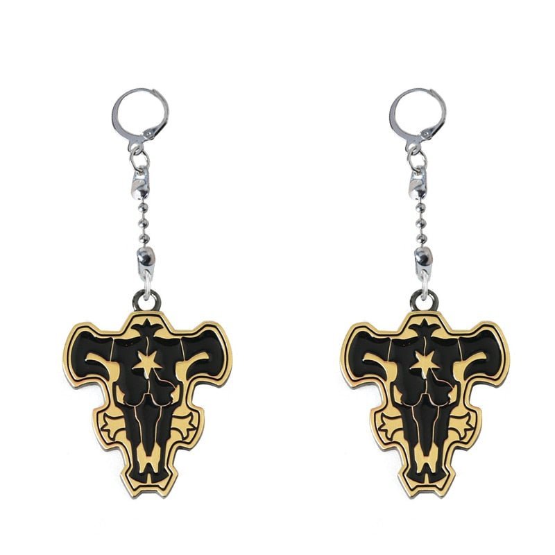 MAOKEI - Black Bull Team Earrings - 1005004598295570-04