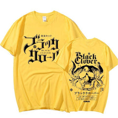 MAOKEI - Black Clover Emperor Skull T-shirt - 1005003668800048-Black-XS