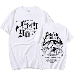 MAOKEI - Black Clover Emperor Skull T-shirt - 1005003668800048-Black-XS