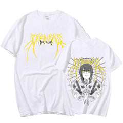 MAOKEI - Chainsaw Man Makima Spider T-Shirt - 1005004634559341-Black-XS