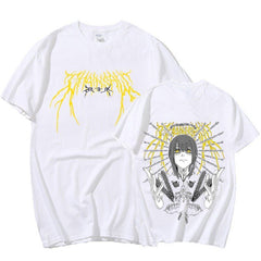 MAOKEI - Chainsaw Man Makima Spider T-Shirt - 1005004634559341-Black-XS