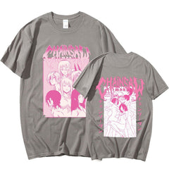 MAOKEI - Chainsaw Man Sexy T-Shirt - 1005005124660214-Black-XS