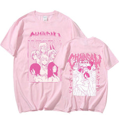 MAOKEI - Chainsaw Man Sexy T-Shirt - 1005005124660214-Black-XS