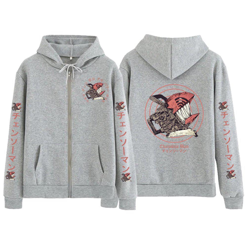 MAOKEI - Chainsaw Man Standard Style Hoodie - 1005004689002319-Black-XS