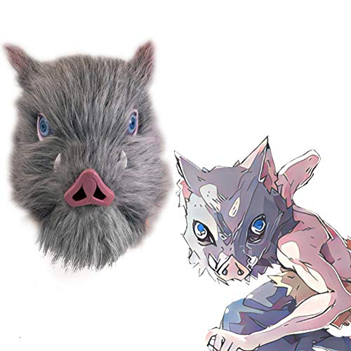 MAOKEI - Demon Slayer Inosuke Rage Cosplay Inspired Mask - B07YV81F6S