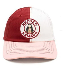 MAOKEI - Demon Slayer Kamado Nezuko Bi-Color Cap - B09WX567VY