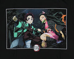 MAOKEI - Demon Slayer Kamado Siblings Epic Pose T-Shirt - B0BZQB4H1K