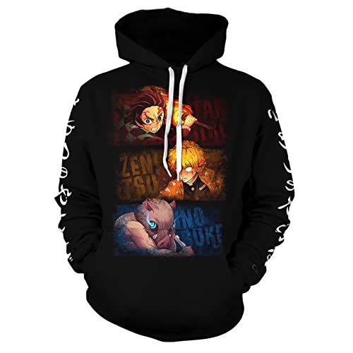 MAOKEI - Demon Slayer Main Team Special Attacks Hoodie - B0C3JD1Q44