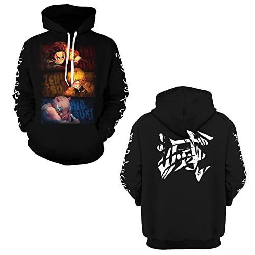 MAOKEI - Demon Slayer Main Team Special Attacks Hoodie - B0C3JD1Q44