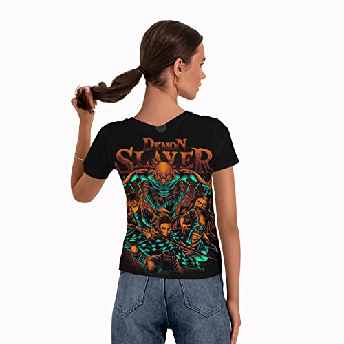 MAOKEI - Demon Slayer Main Team Vintage T-Shirt - B0BY31S59V