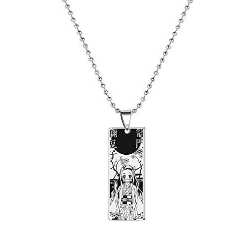 MAOKEI - Demon Slayer Nezuko Demon 1 Necklace - B09XM5KS7B