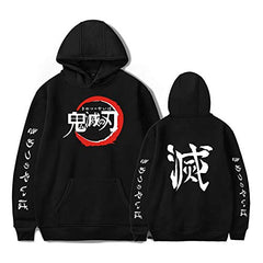 MAOKEI - Demon Slayer Official Anime Kanji Hoodie Style 1 - B08L91DP5H-5