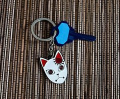MAOKEI - Demon Slayer Tanjiro Kamado Fox Mask Inspired Keychain - B09L5YNYZ7