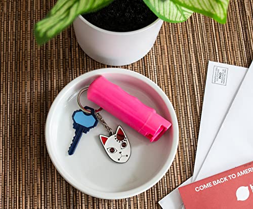 MAOKEI - Demon Slayer Tanjiro Kamado Fox Mask Inspired Keychain - B09L5YNYZ7