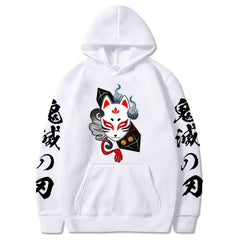 MAOKEI - Demon Slayer Tanjiro Mask Hoodie - 1005003648235539-black-XS