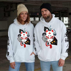 MAOKEI - Demon Slayer Tanjiro Mask Hoodie - 1005003648235539-black-XS