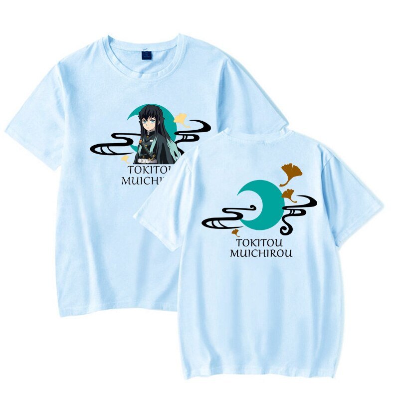 MAOKEI - Demon Slayer Tokitou Muichirou Top Shirt - 1005004408242017-Black-XS