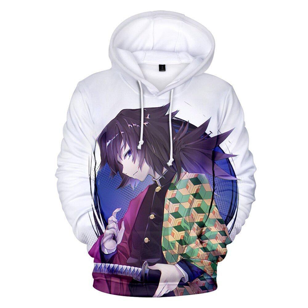 MAOKEI - Demon Slayer Tomioka 3D Hoodie - 1005002593858450-3D 9-XXS