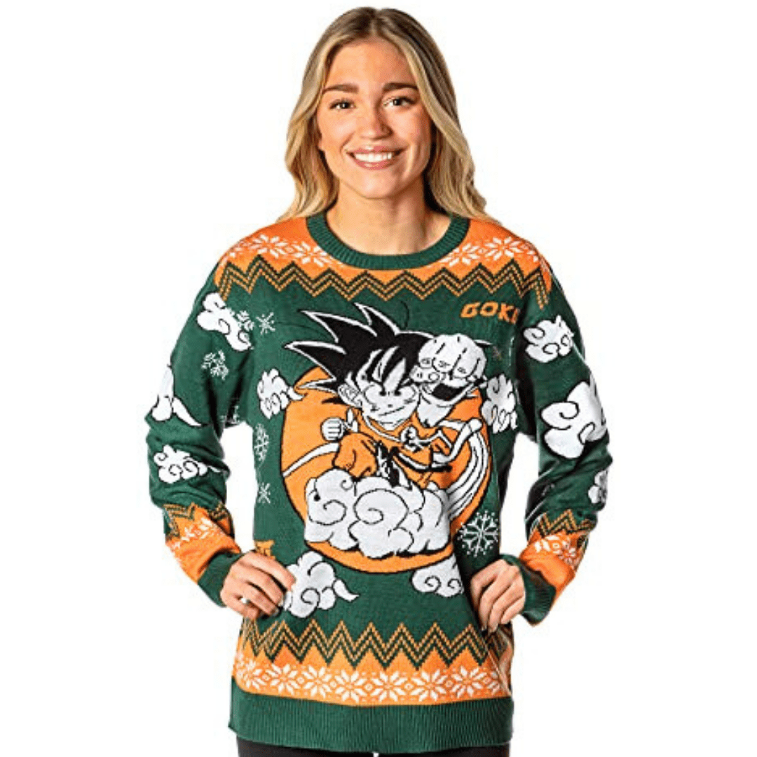 MAOKEI - Dragon Ball Z Goku Epic Christmas Sweater - Sweatshirt - 5