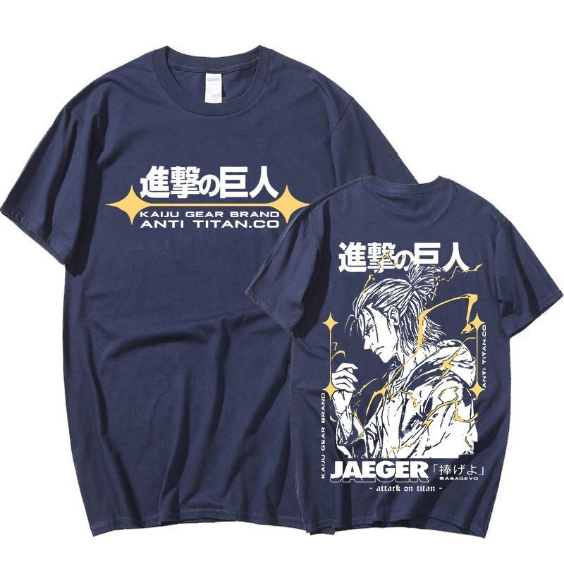 MAOKEI - Eren Jaeger New Style Fashion Shirt - 1005004292057899-Black-XS