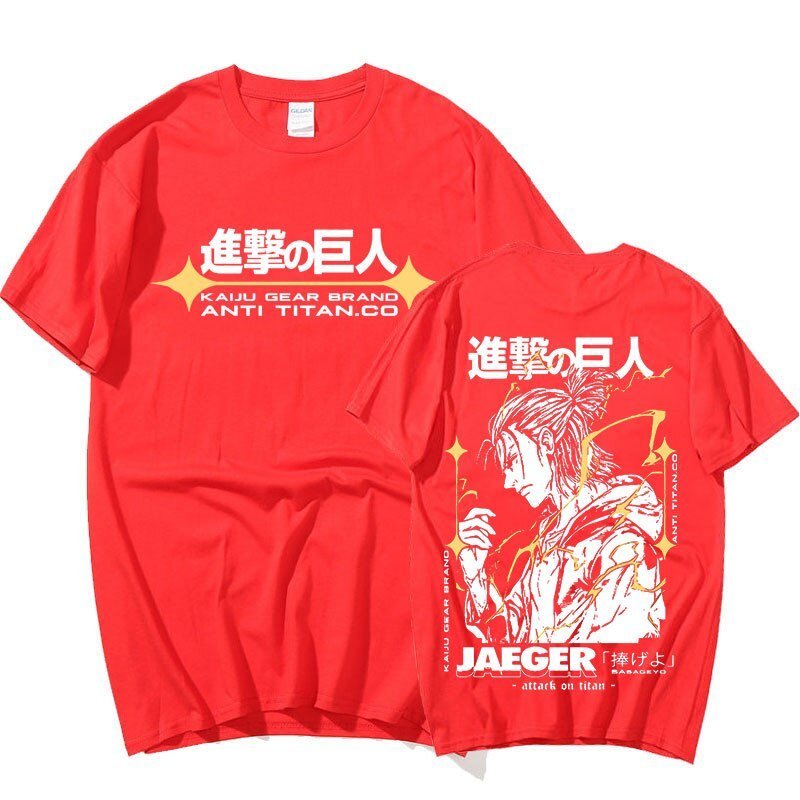 MAOKEI - Eren Jaeger New Style Fashion Shirt - 1005004292057899-Black-XS