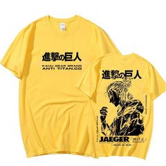 MAOKEI - Eren Jaeger New Style Fashion Shirt - 1005004292057899-Black-XS