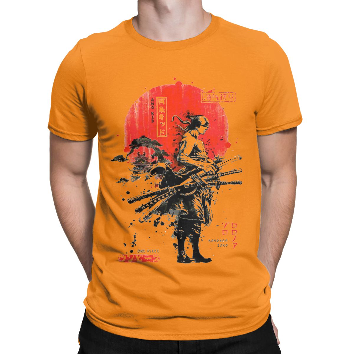 MAOKEI - Fashion Roronoa Zoro T-Shirt - 1005004069177890-Navy Blue-S