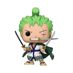 MAOKEI - Funko Pop One Piece - Roronoa Zoro 3 Swords Style Attack Figurine -