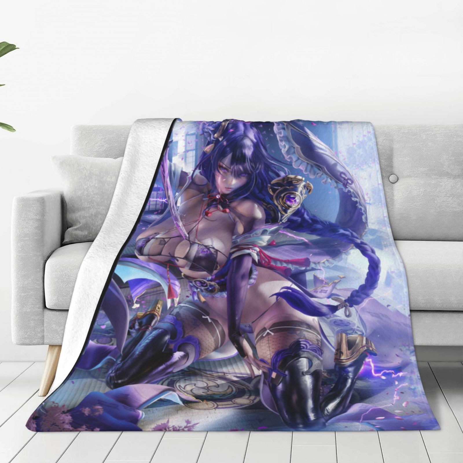 MAOKEI - Genshin Impact 3D Ecchi Style Blanket - 1005004277888865-Poster Blanket 2-100x125cm